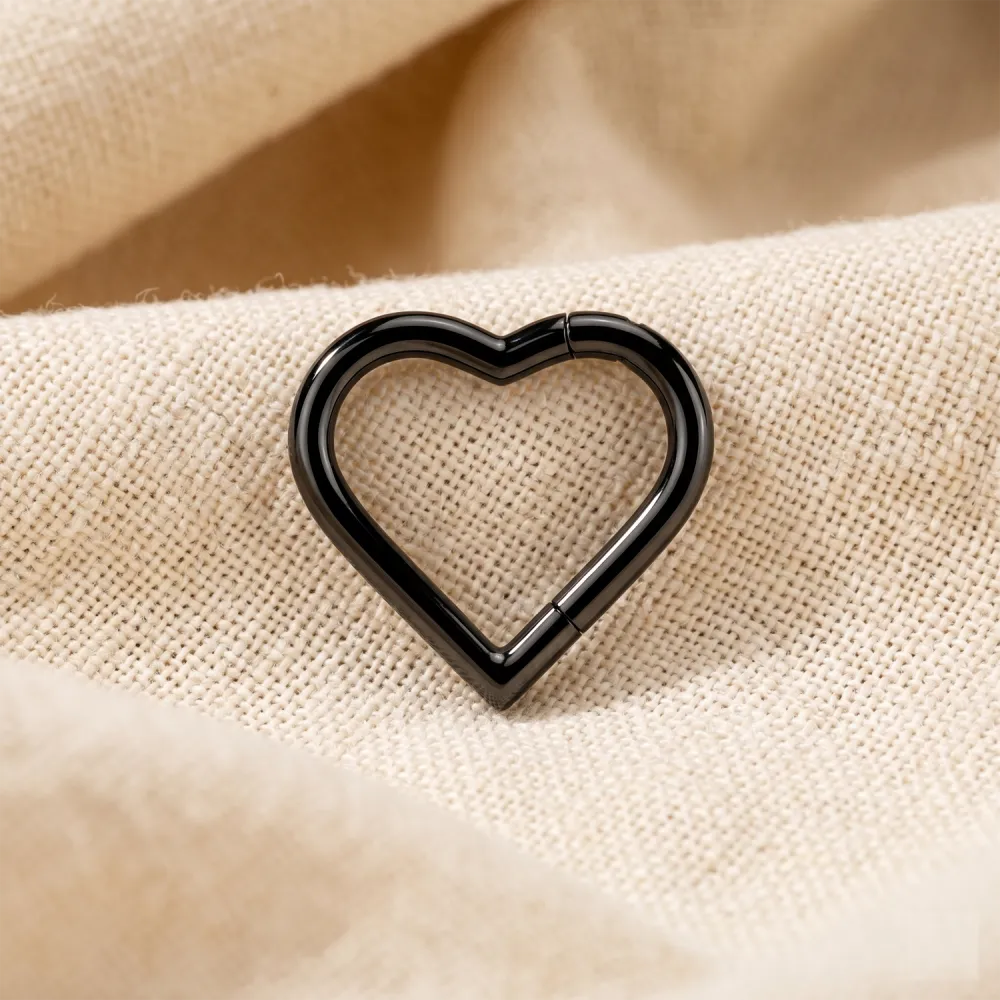 Dainty Titanium Hinged Hoop Ring