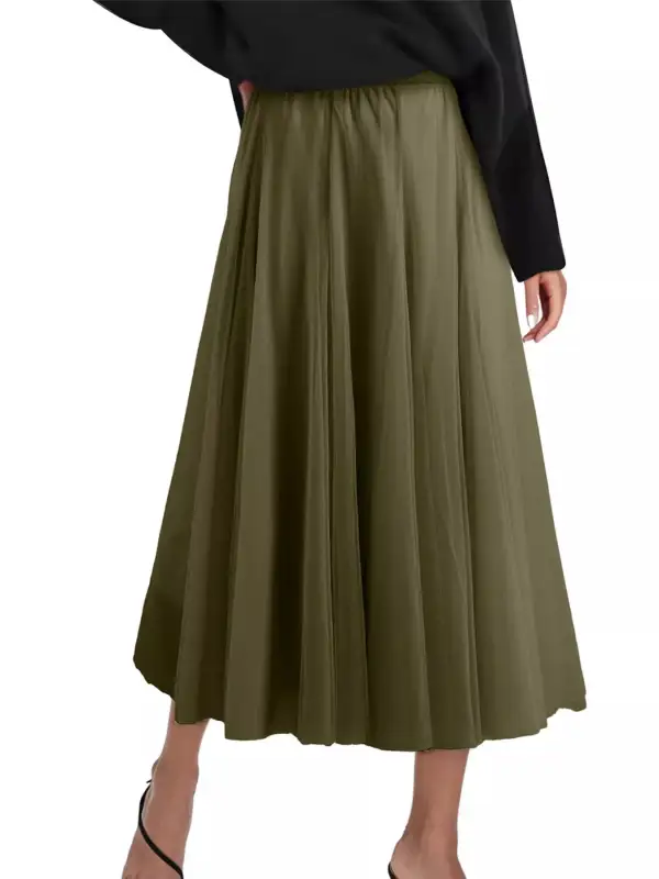 Everyday Tulle A-line Midi Skirt