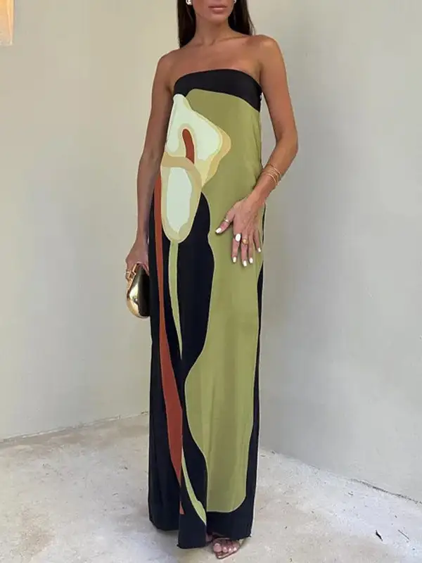 Printed Maxi Dress