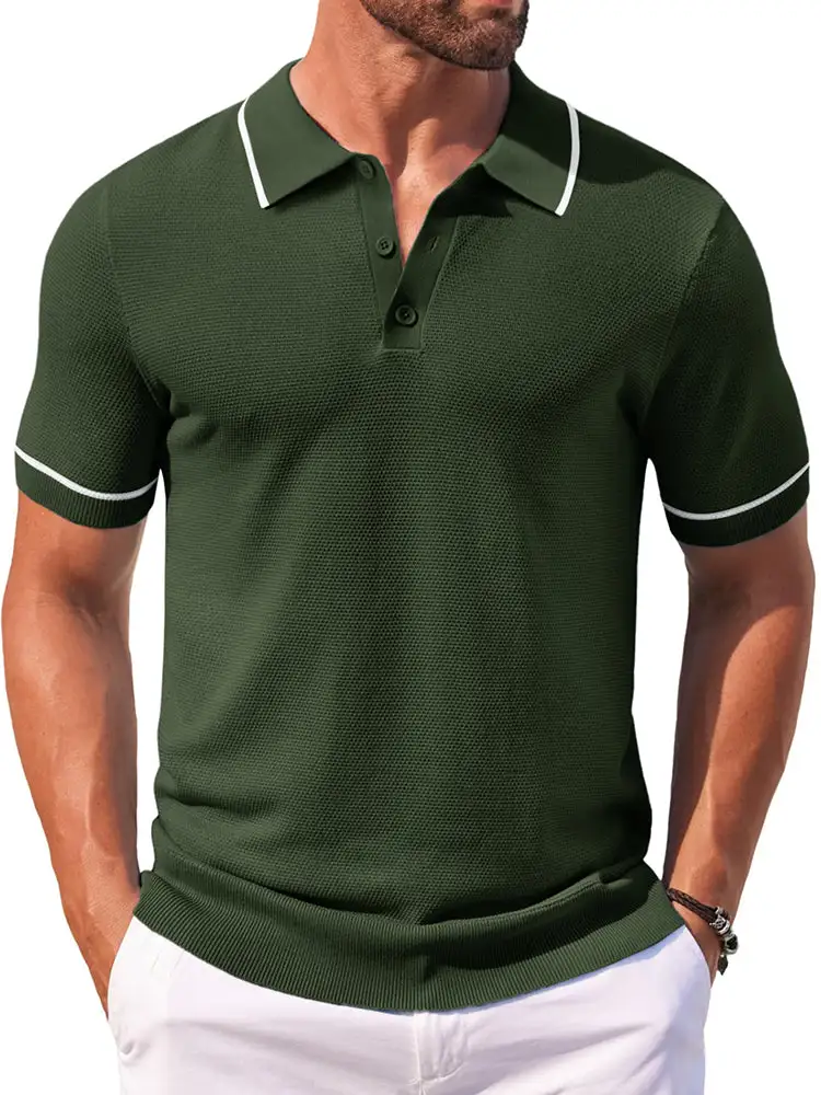 Leisure Knit Golf Polo Shirts