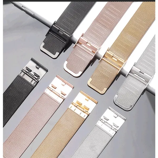 Stainless Steel Mesh Watch Strap Replacement Band – Adjustable Milanese Loop