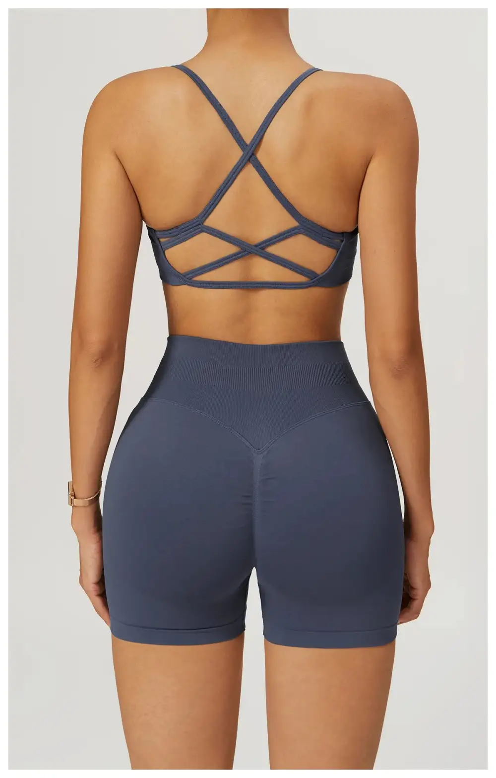 Seamless Yoga Set Gym Workout Fitness Sports Bra Leggings