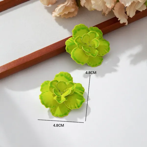 Sculptural Flower Earrings