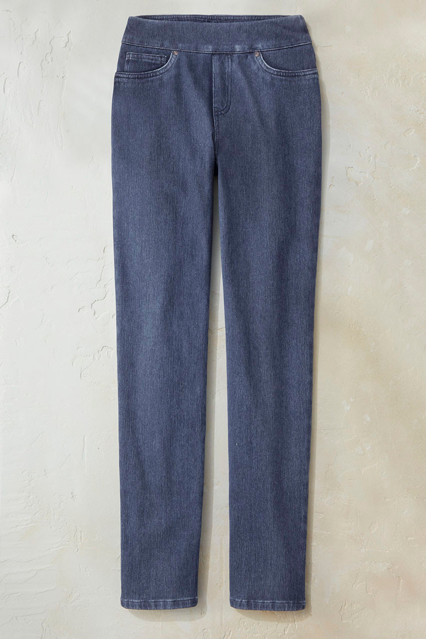 Knit Denim ShapeMe® Slim Leg Jeans