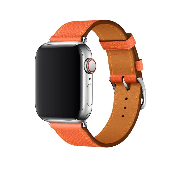 Leather Cross Band Watch Band for Watch 3 / 2 / 1 Generation 42 mm - Orange