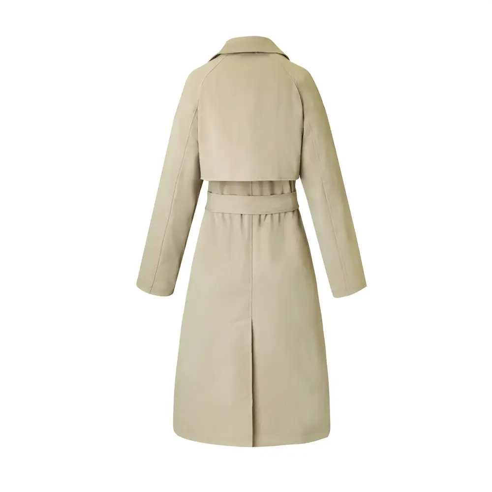 Refined Double Breasted Trench Coat