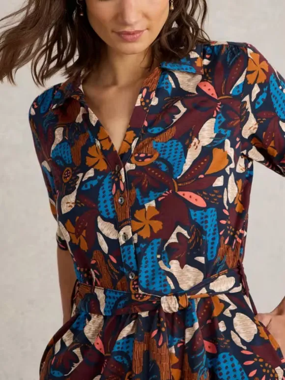 Jersey Midi Dress