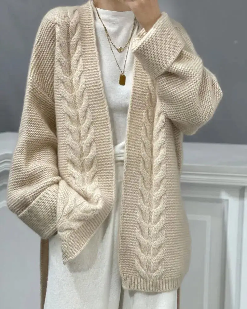 Cashmere Relaxed-Fit Cardigan