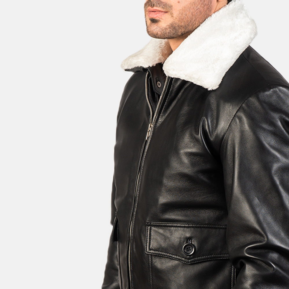 Men's Heritage Bomber Leather Jacket