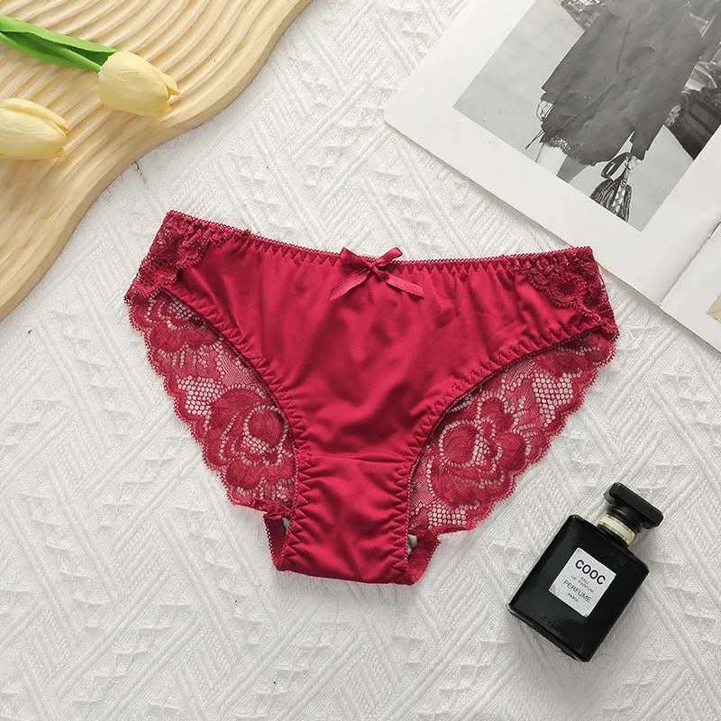 Adjustable Lace Underwire Bra And Panty Set