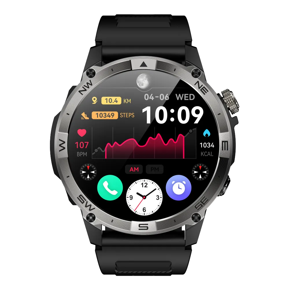 Outdoor smart sports watch GPS watch with bluetooth call HK08