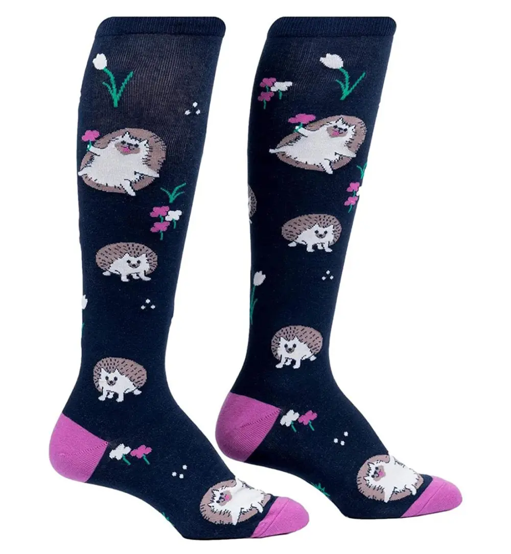 Casual Playful Graphic Knee-High Socks