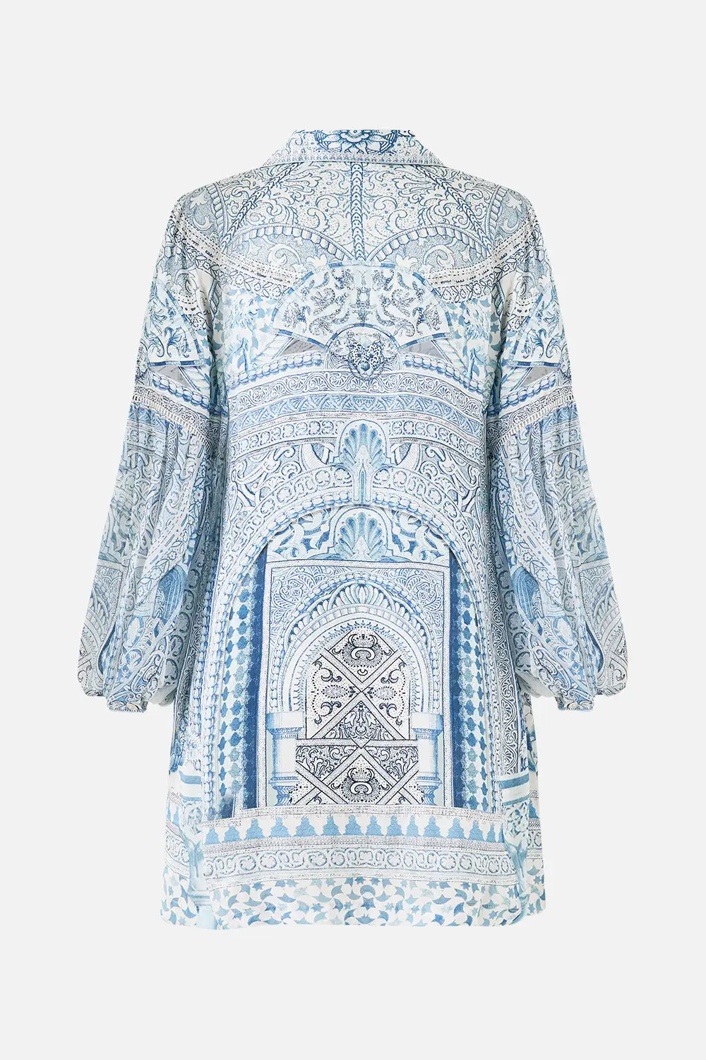 Shirt Dress with Blouson Sleeve