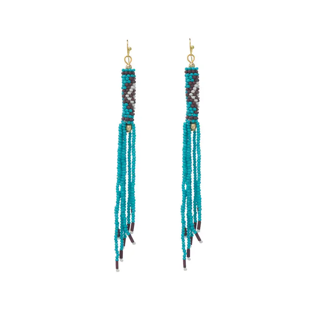 Graceful Timeless Artful Beaded Earrings