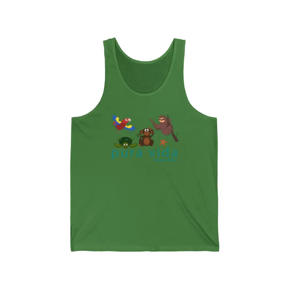 Tropical Wildlife Graphic Tank Top