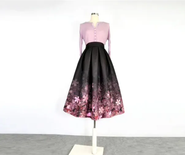 Casual Commuter Everyday Casual Skirt
