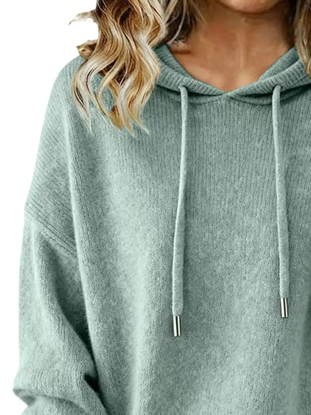 Versatile Drawstring Long Sleeve Sweater
