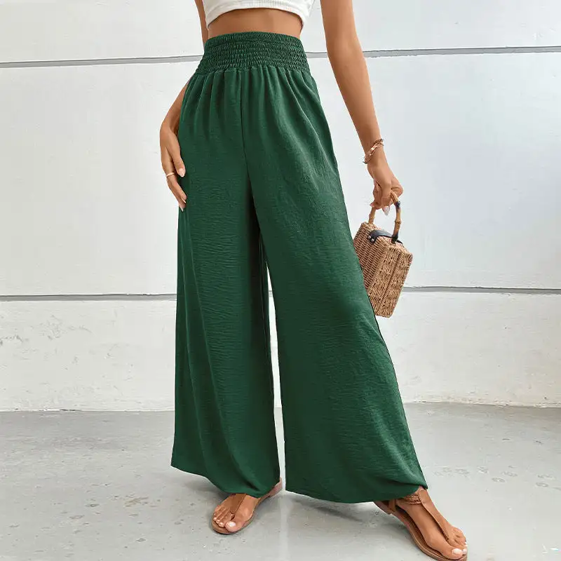 Clean Flared Wide Leg Pants