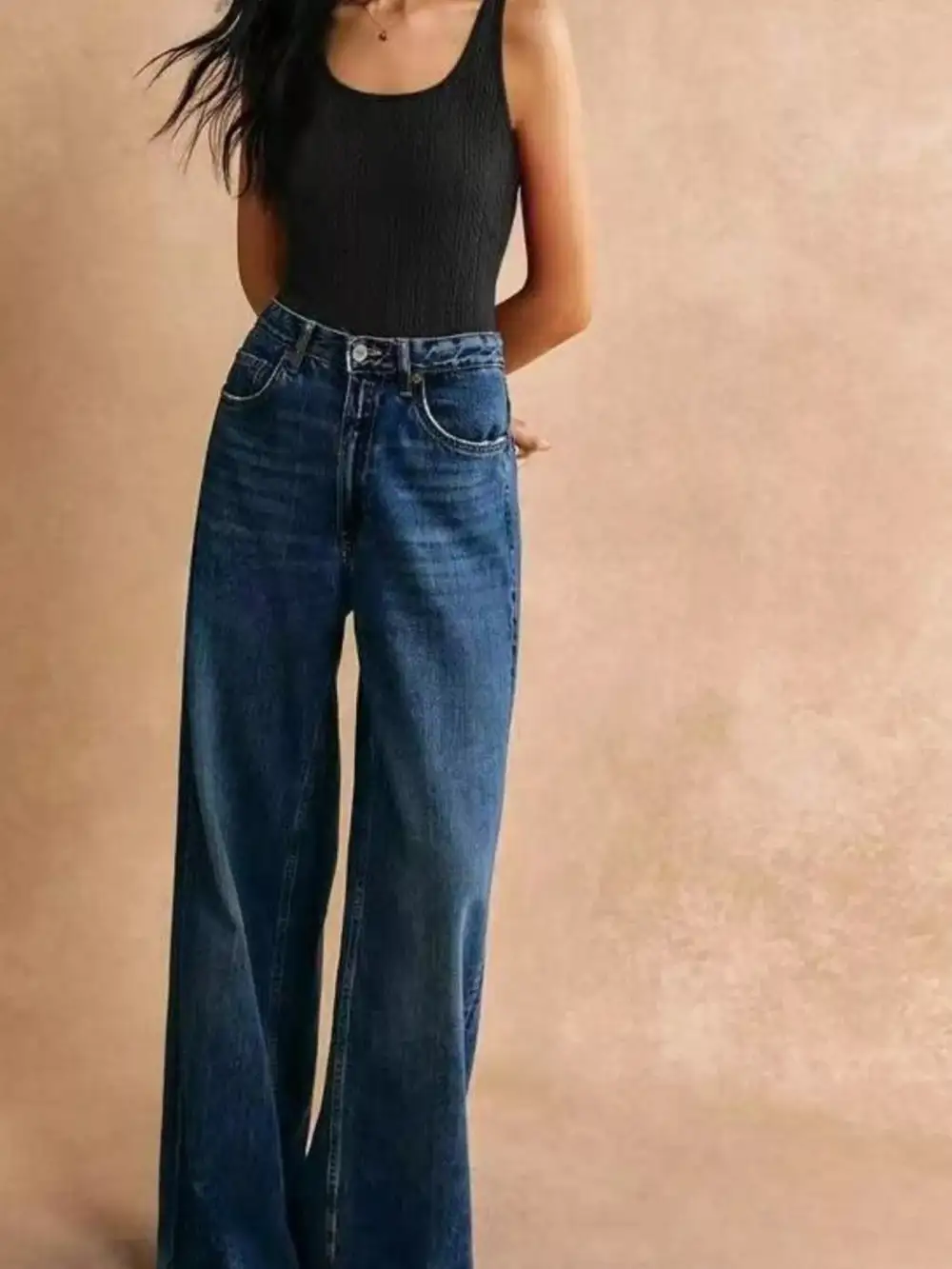 Scoop-Neck Knit Textured Tank Top