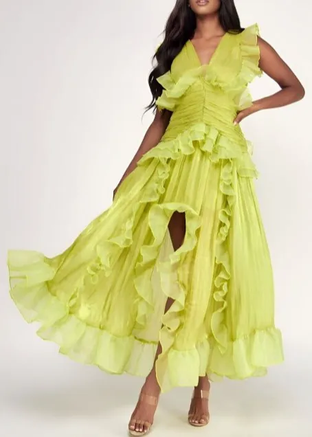 Relaxed Cascade Gown