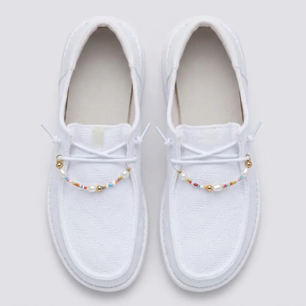 Funk Mesh Beaded Lace Casual Shoes For Women