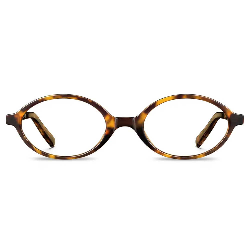 Round Rimless Acetate Blue Light Eyewear