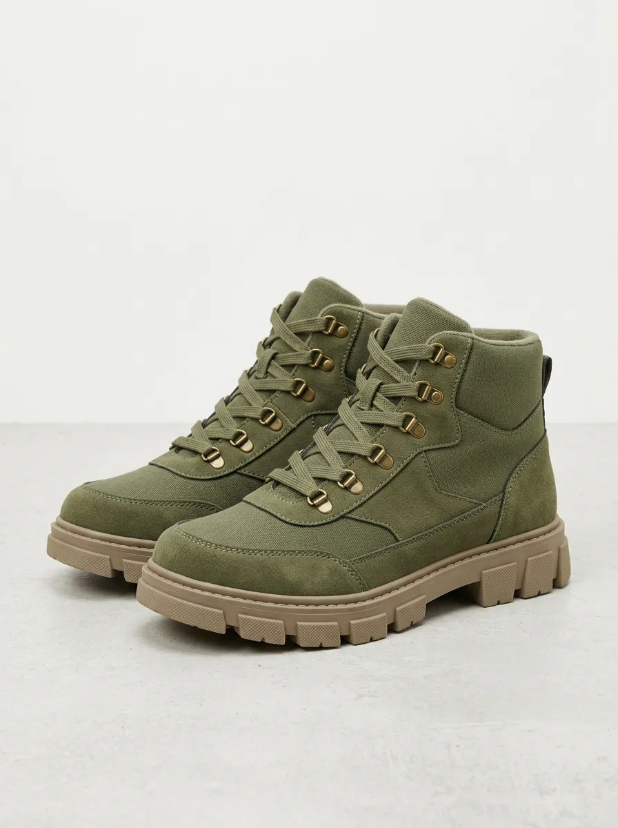 Ridge Design Canvas Hiking Boots
