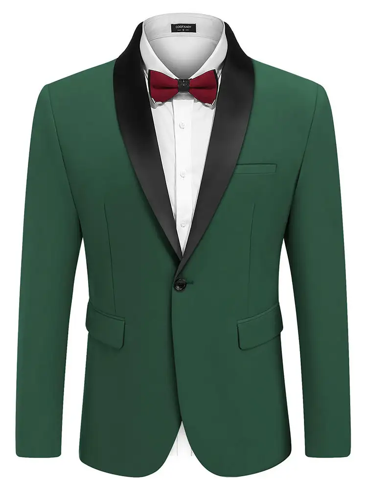 Textured Weave Tailored Blazer Jacket