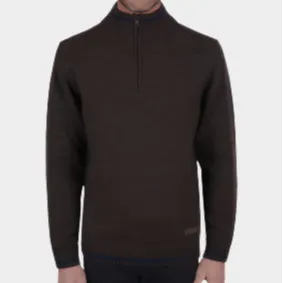 Men's Contemporary Quarter Zip Sweater