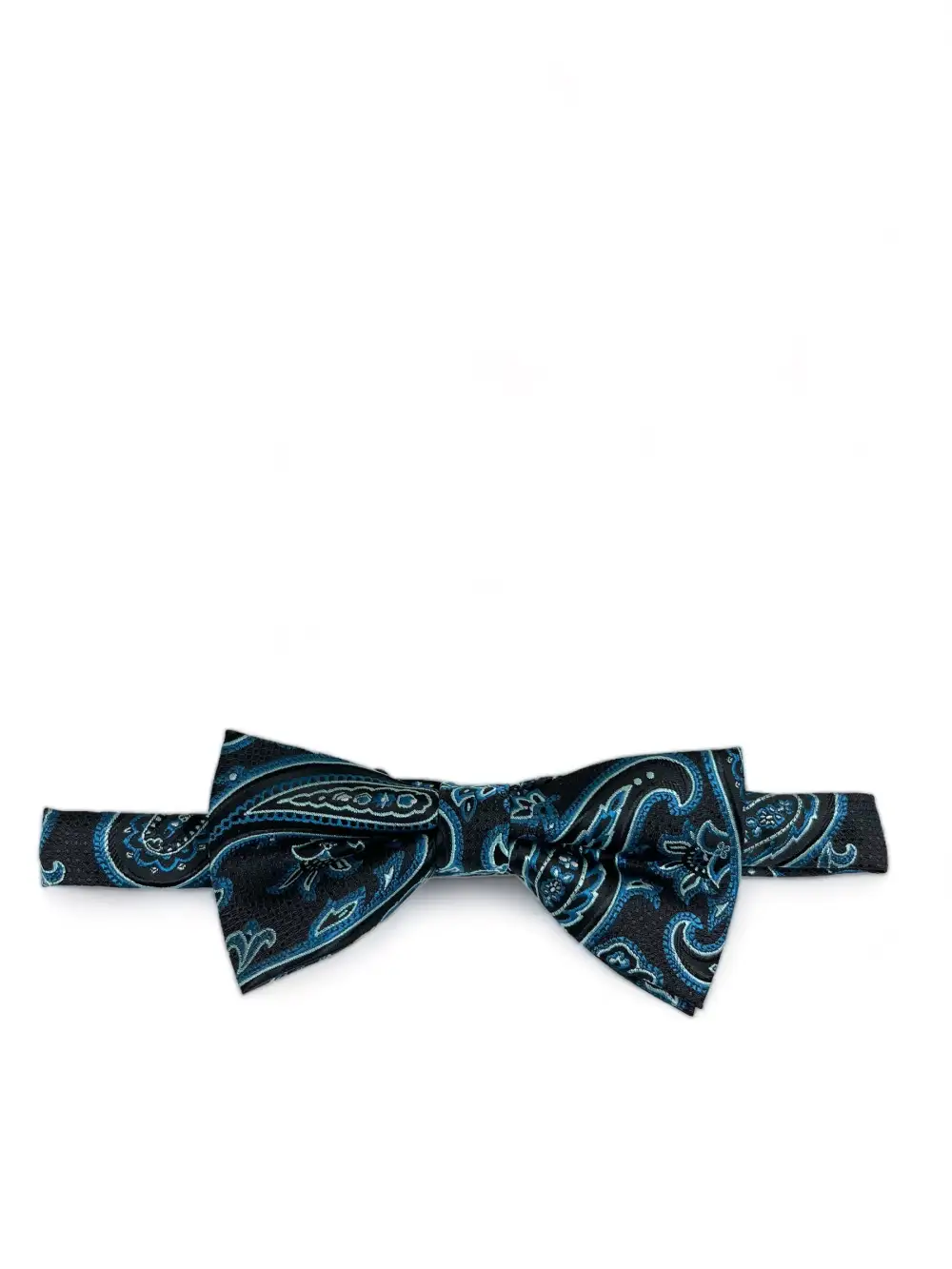 Modernist Paisley Polyester Bow Tie