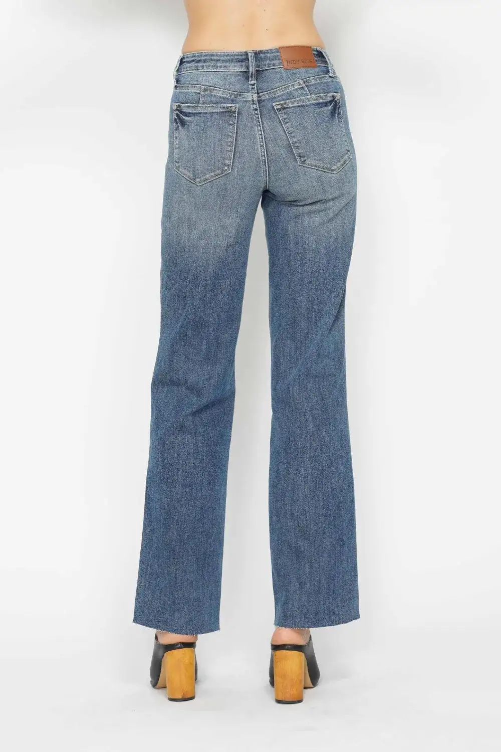Everyday Mid Rise Straight Leg Jeans