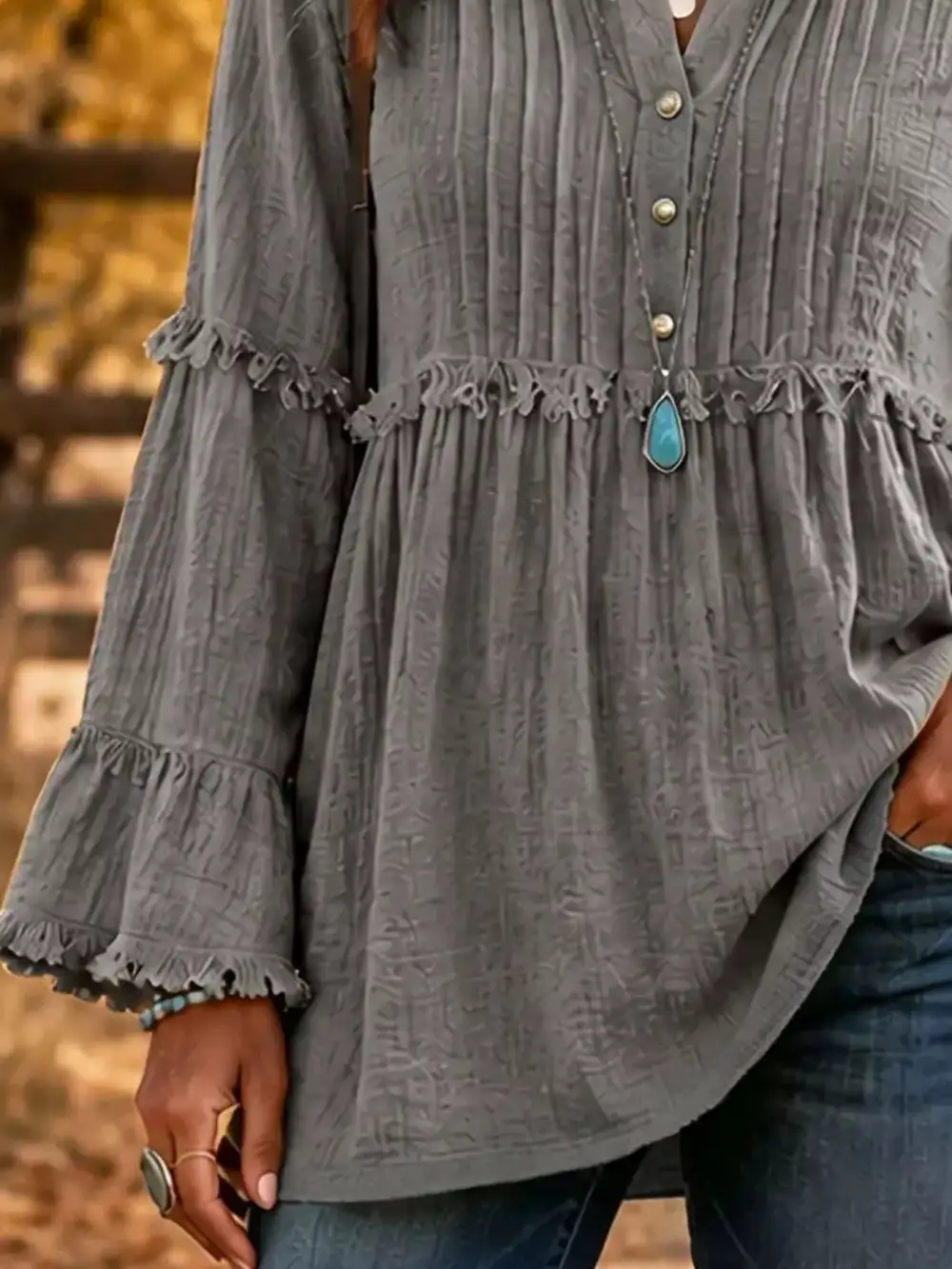 Long Sleeve Everyday Blouse