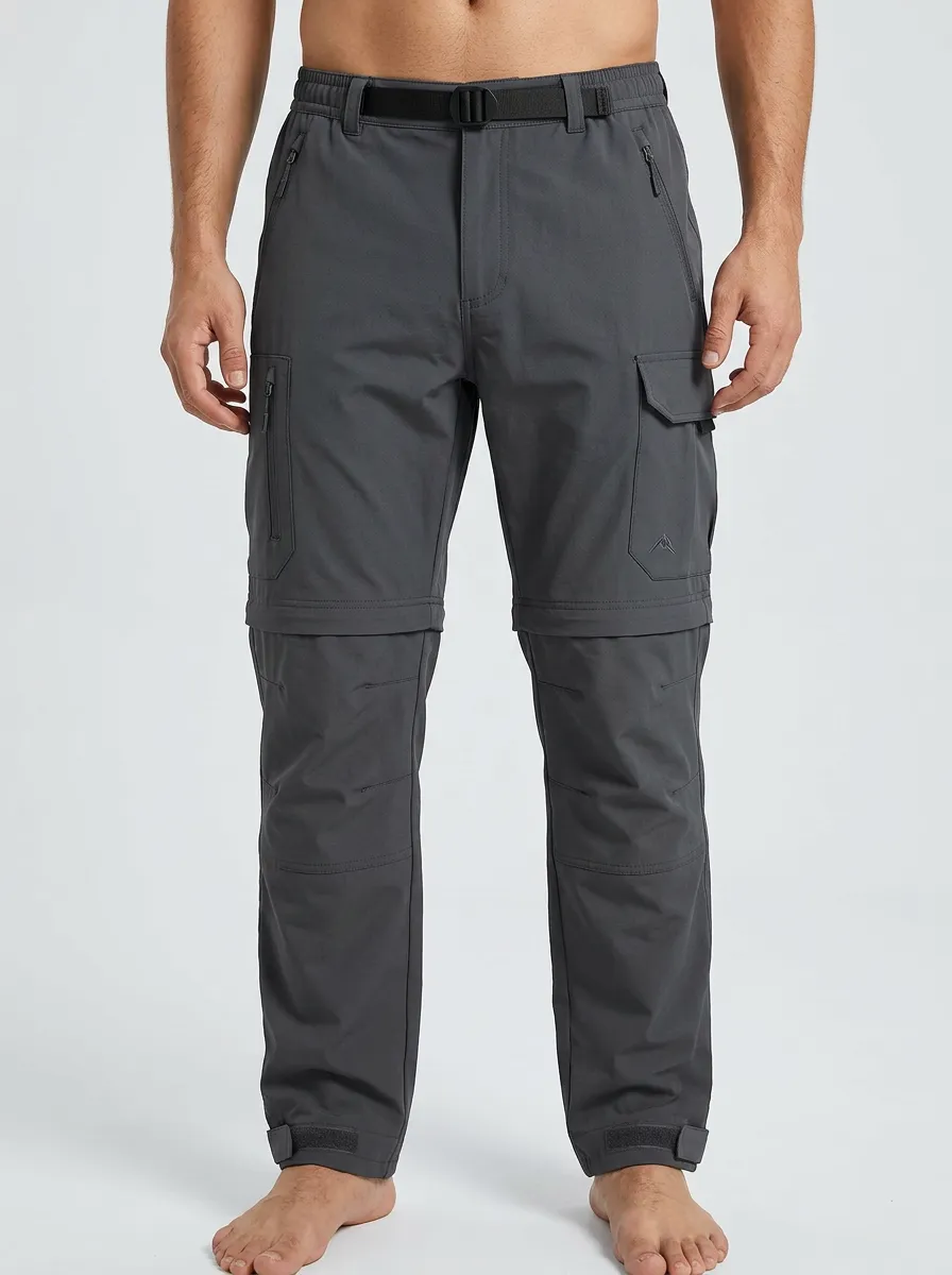 Men's Trail Adventure Waterproof Zip-Off Tactical Cargo Pants