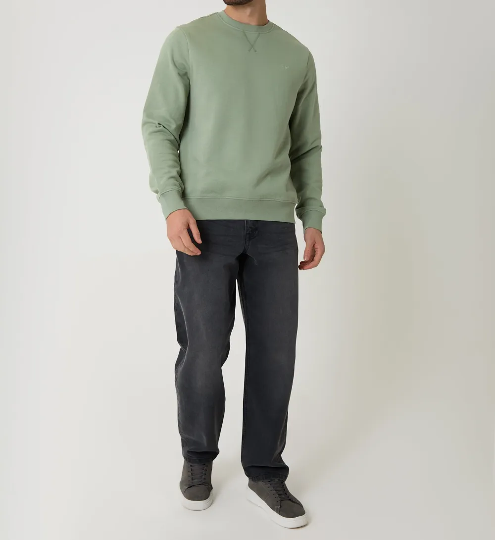 Men's Green Crewneck Sweatshirt