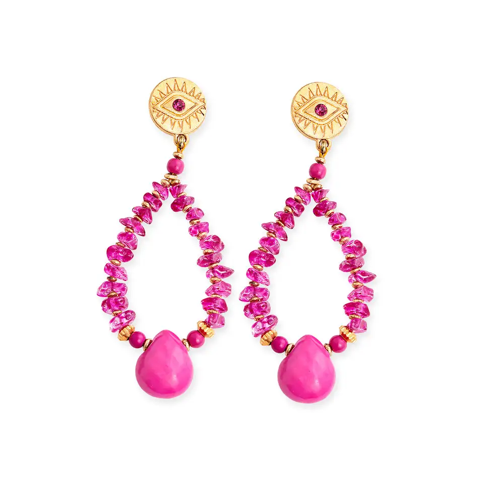 Linear Crisp Artful Statement Earrings