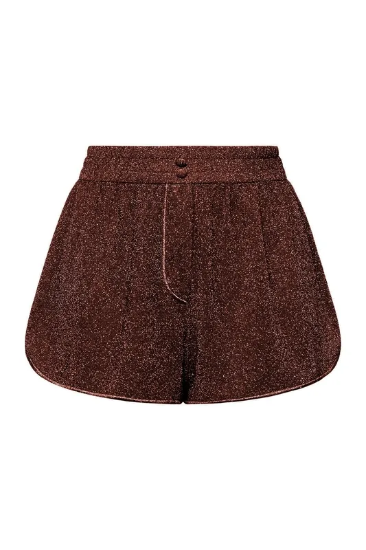 Chocolate Metallic Shorts
