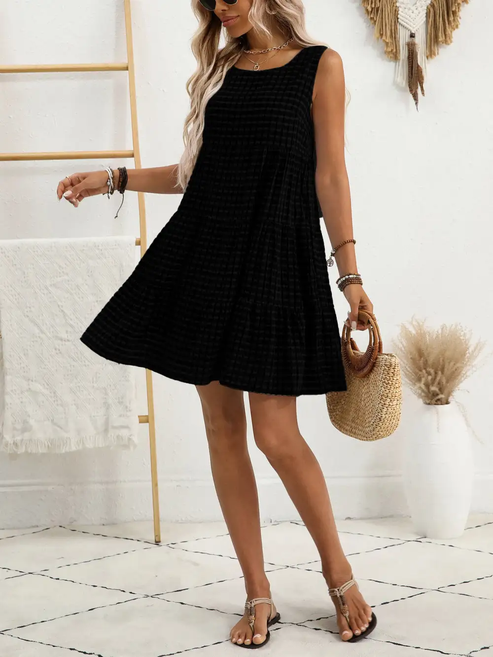 Roma Gingham Dress