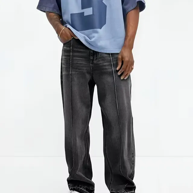 Zip Front High Waist Jeans