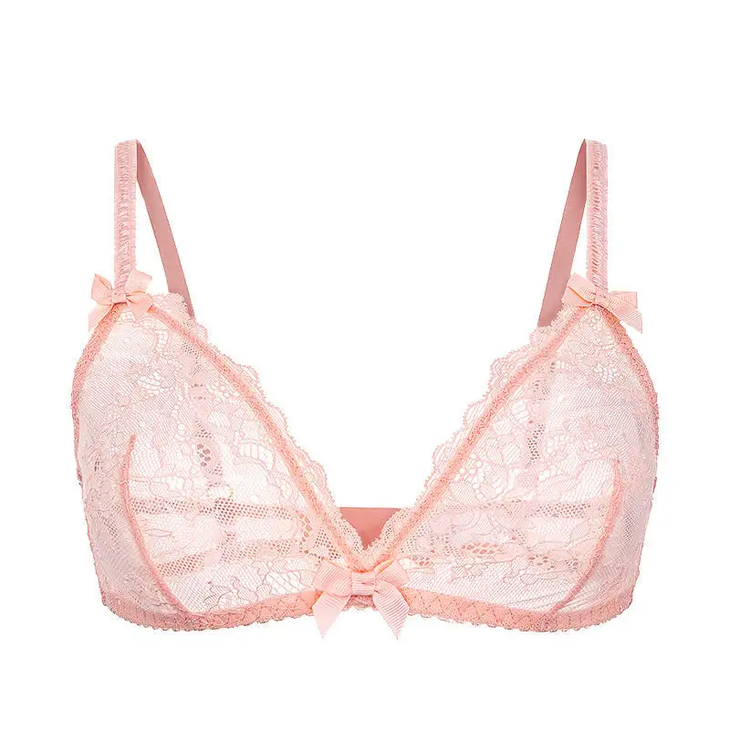 Lace Bra with Romantic Scalloped Accents