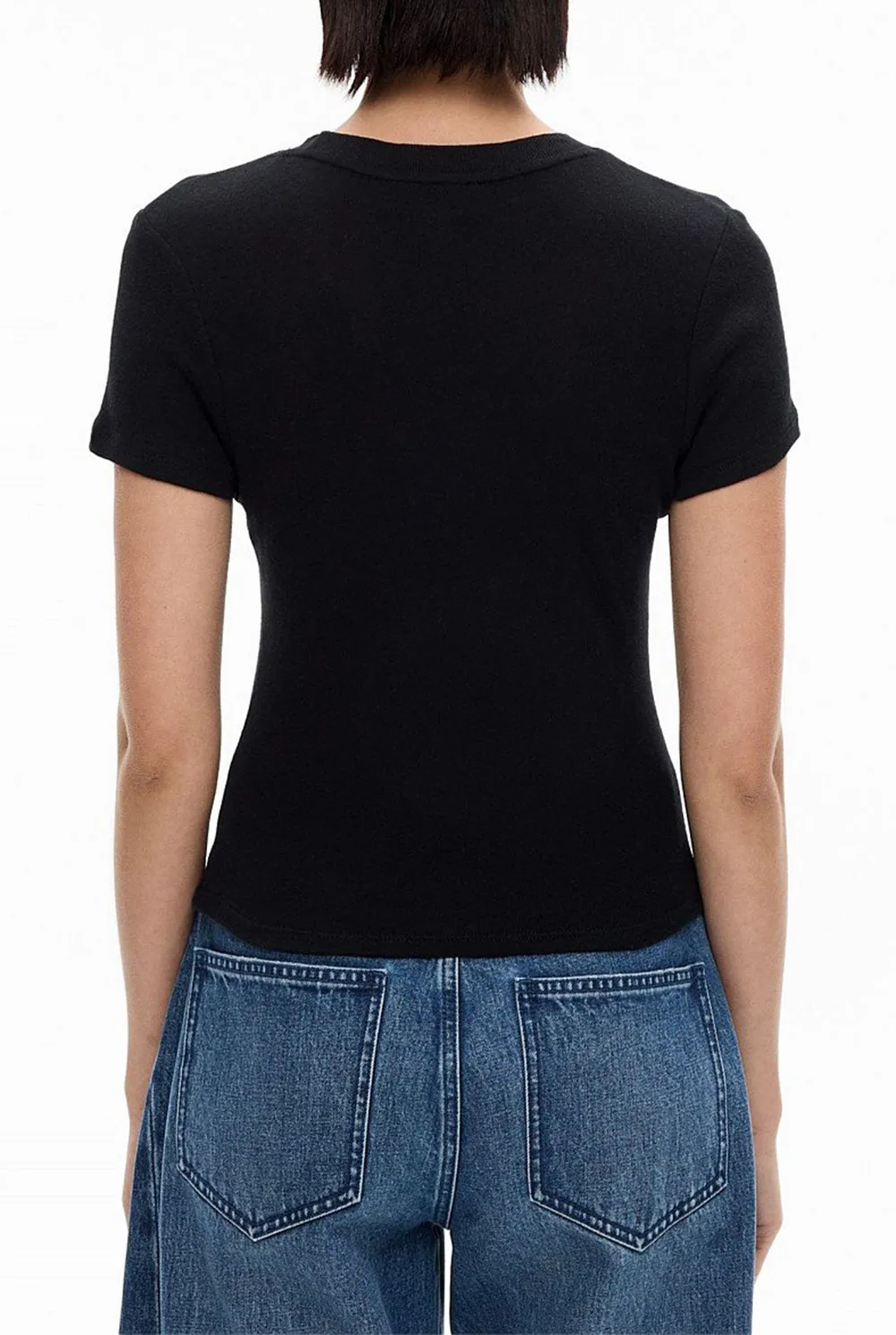 Knitted Rib T-Shirt