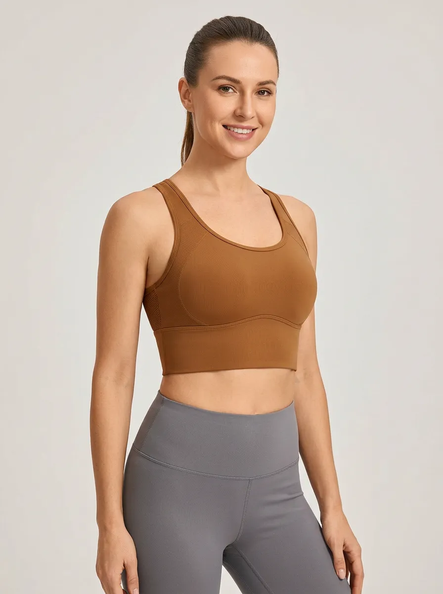 Women's Active Ease Racerback Yoga Tank Style Bra