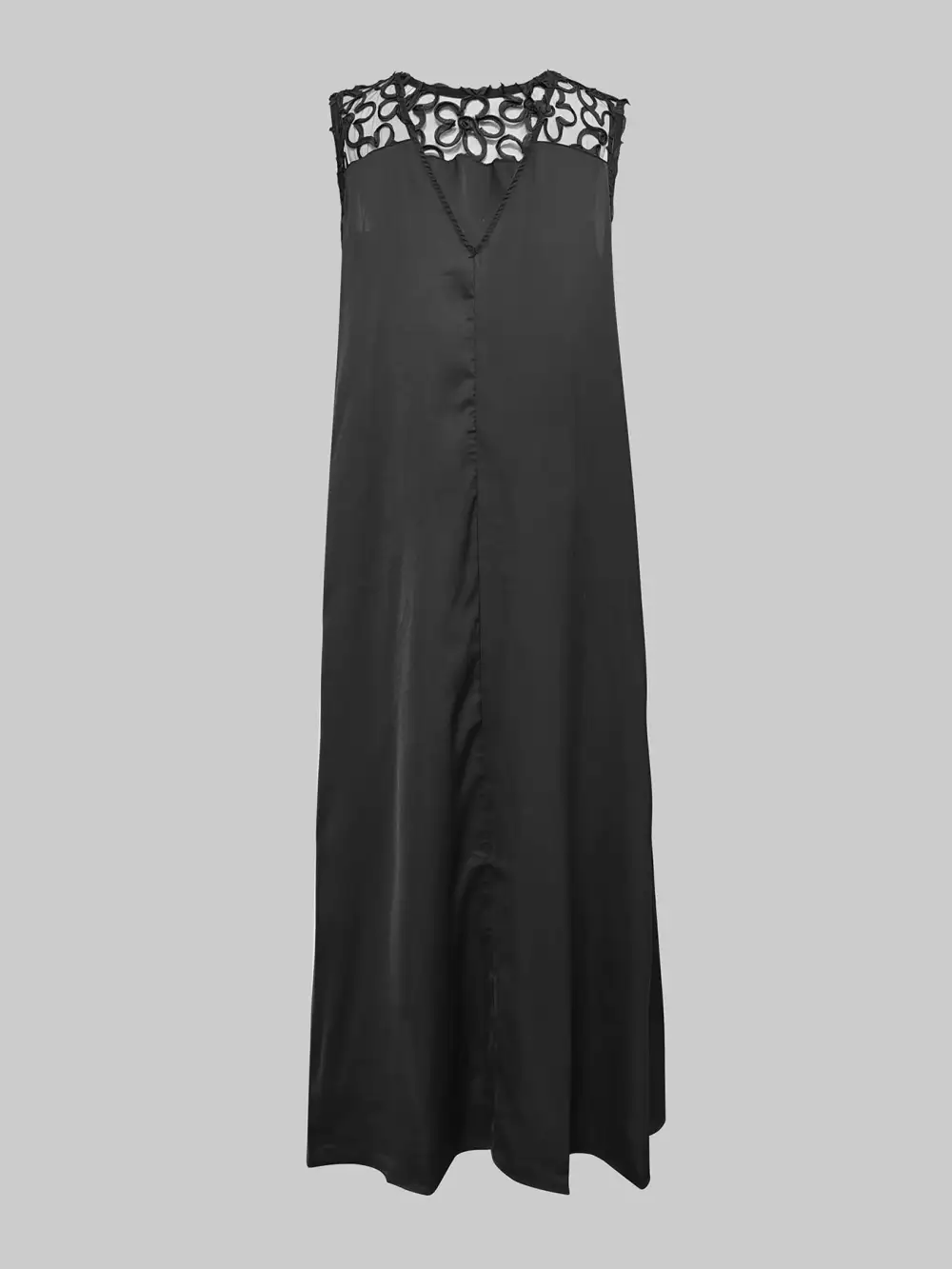 Hollow Sleeveless Neck Maxi Dress