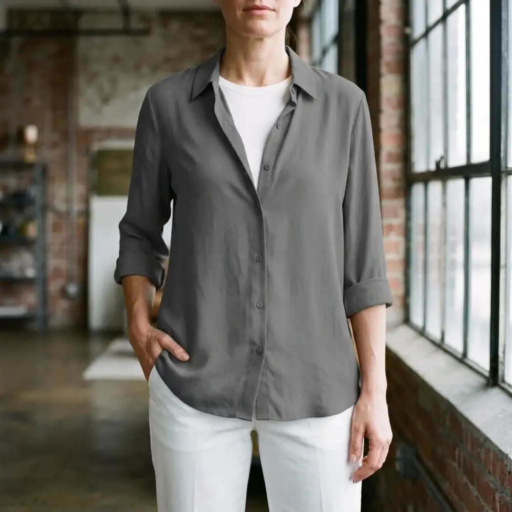 Silk Relaxed Blouse
