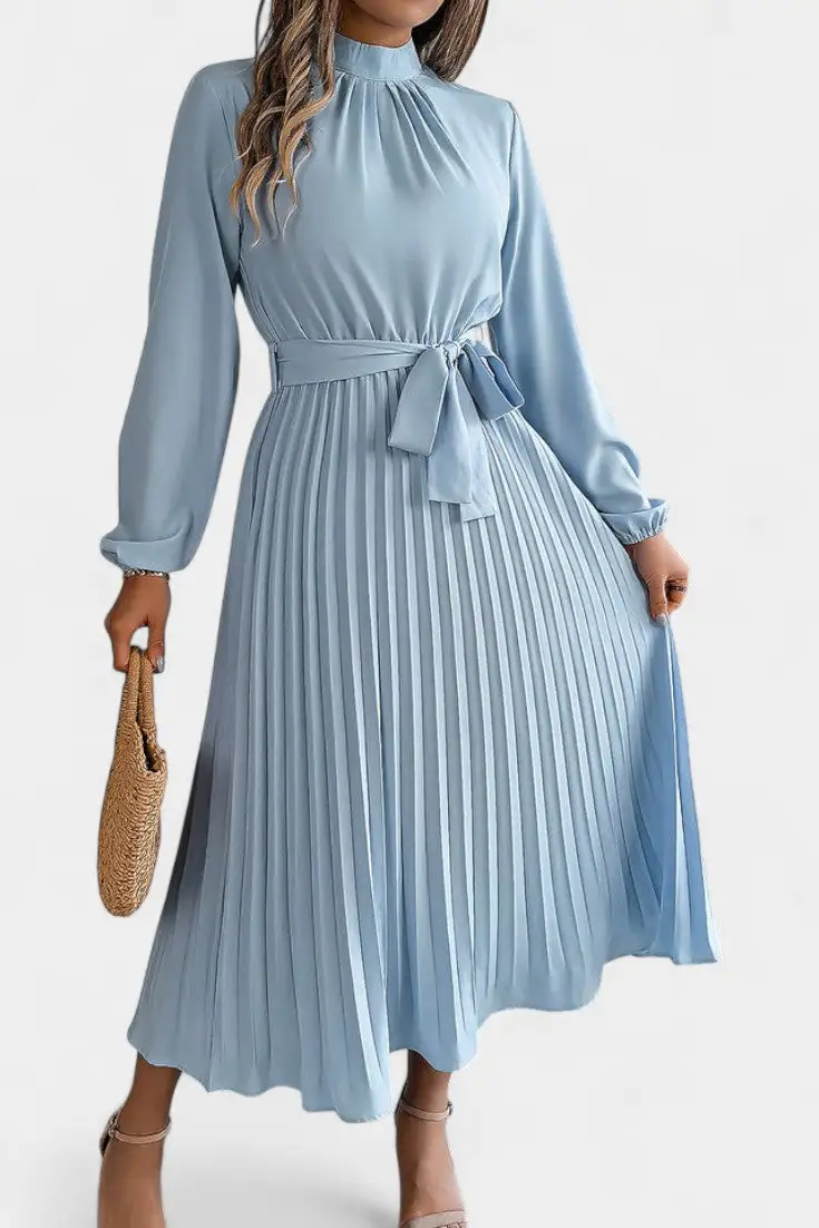 Pleated Casual Dress