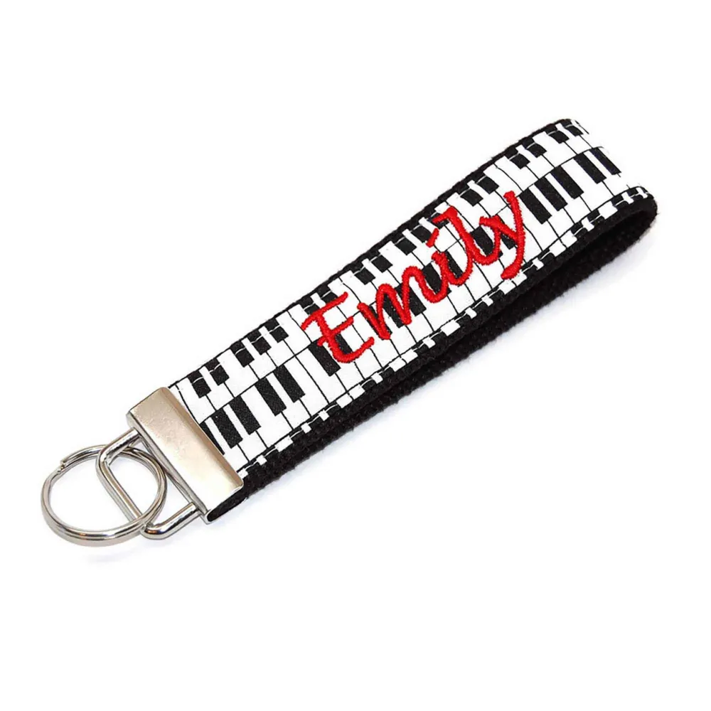 Piano Keyboard Playful Keychain