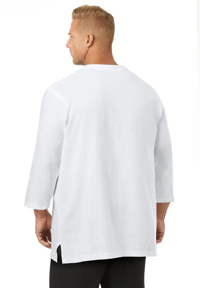 Gauze Lace-Up Shirt