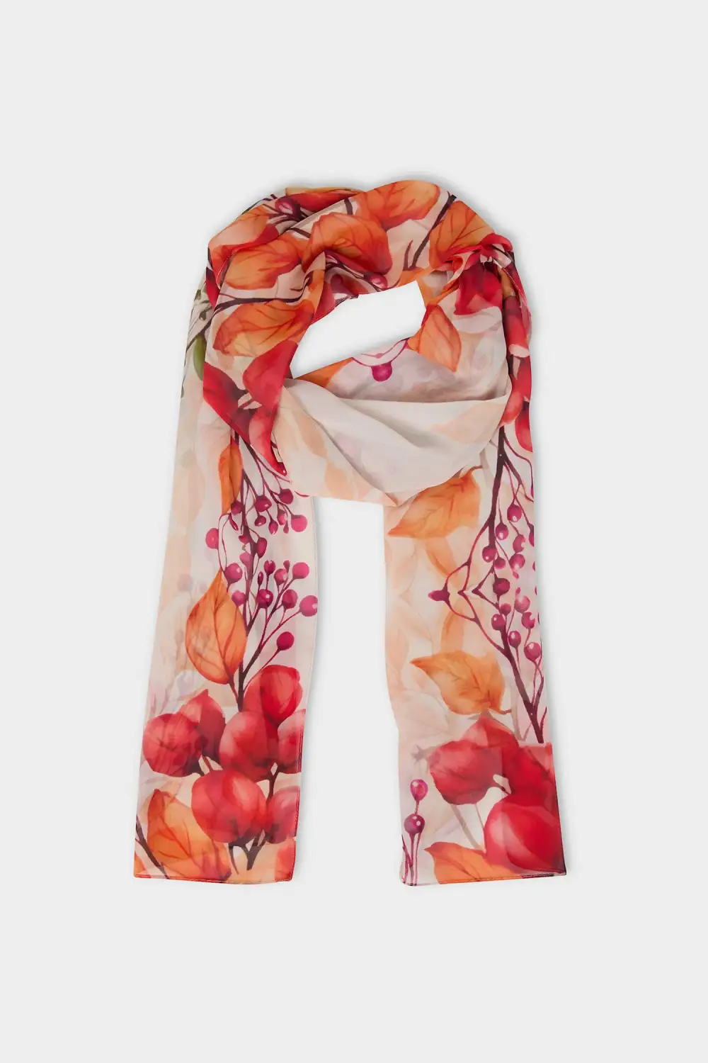 Chiffon Multi-Wear Floral Scarf