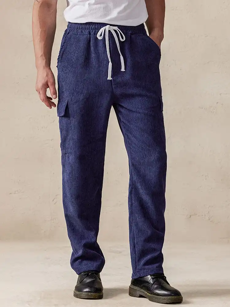 Streetwear Corduroy Pants