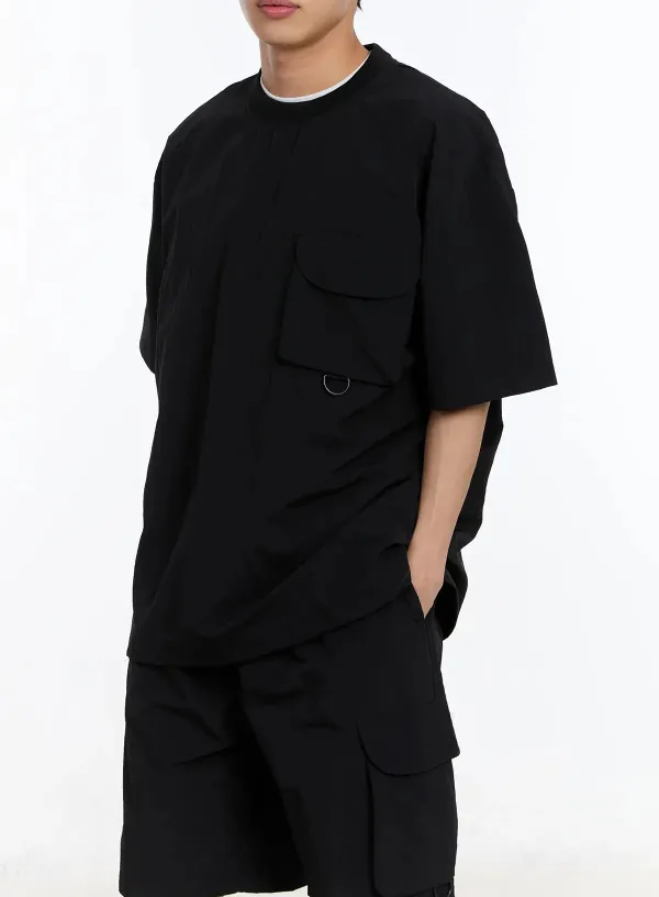 Men's Nylon Pocket T-Shirt