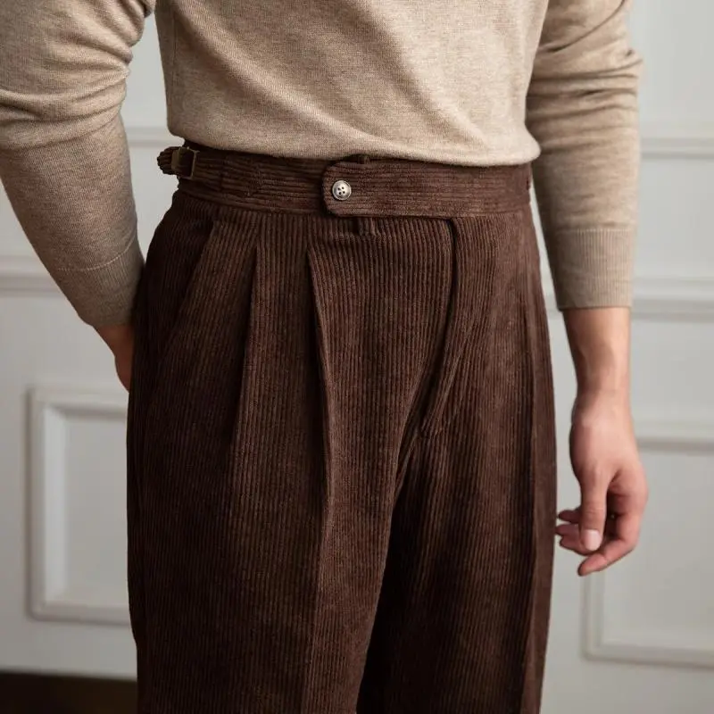 Corduroy Straight Pants